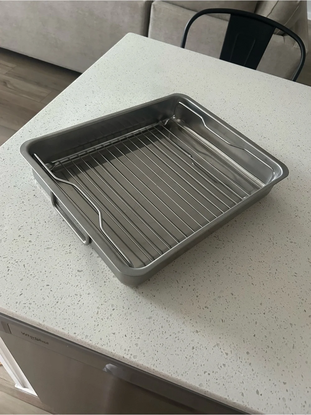 IKEA Stainless Roasting Pan with Removable Rack